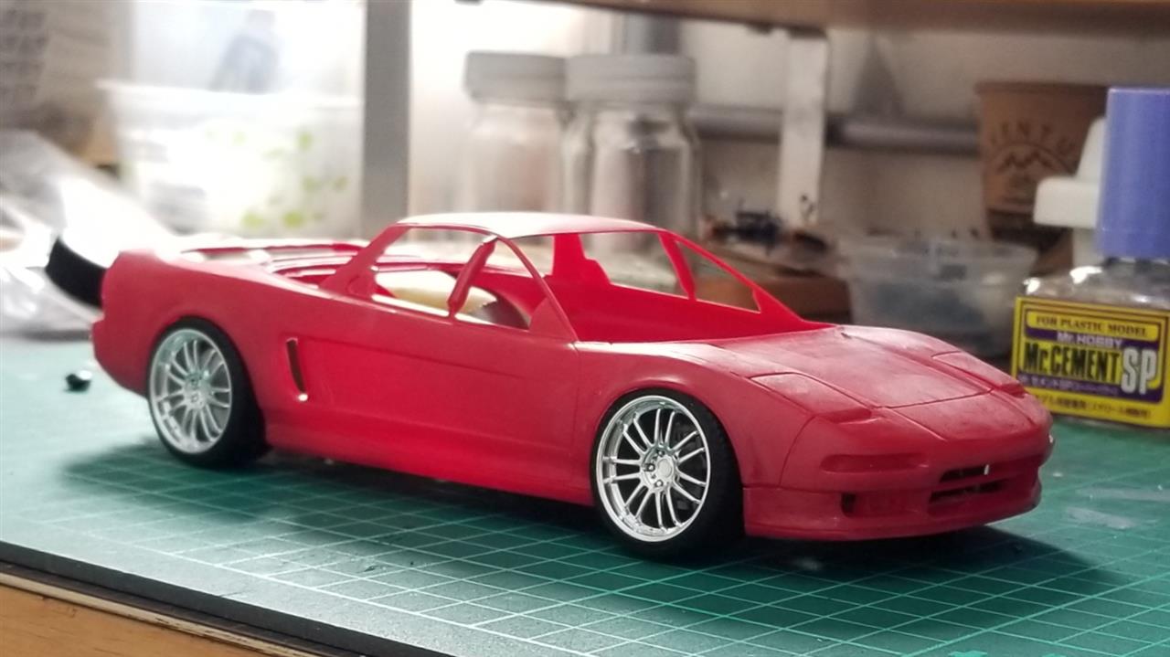 プラモ ～ホンダNSX/ホンダVFR 750R＆スズキGSX-R750制作