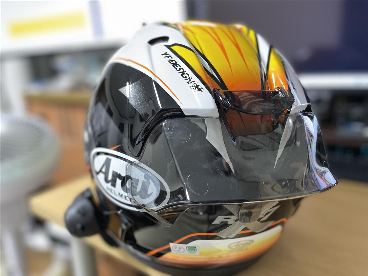 Arai SZ-RAM4 KENNY ケニーロバーツレプリカモデル （Arai RX-7X