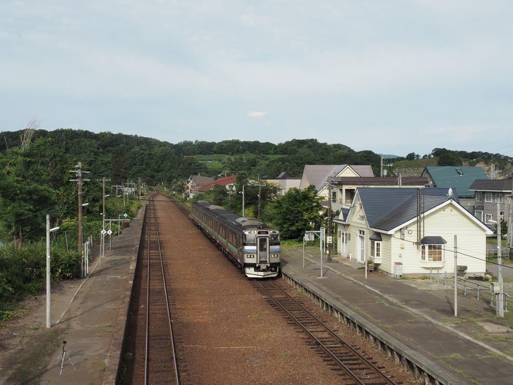 A】希少 ☆函館本線 らんしま (蘭島) 駅名板☆琺瑯 ホーロー