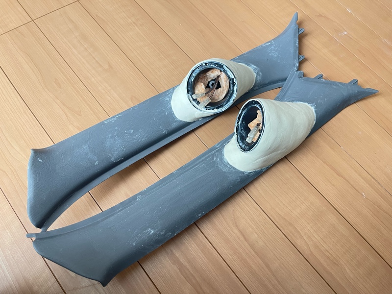 carrozzeriaのTS-S062PRSミッドレンジを埋め込みさせた件 carrozzeriaのTS-S062PRSミッドレンジを埋め込みさせた件