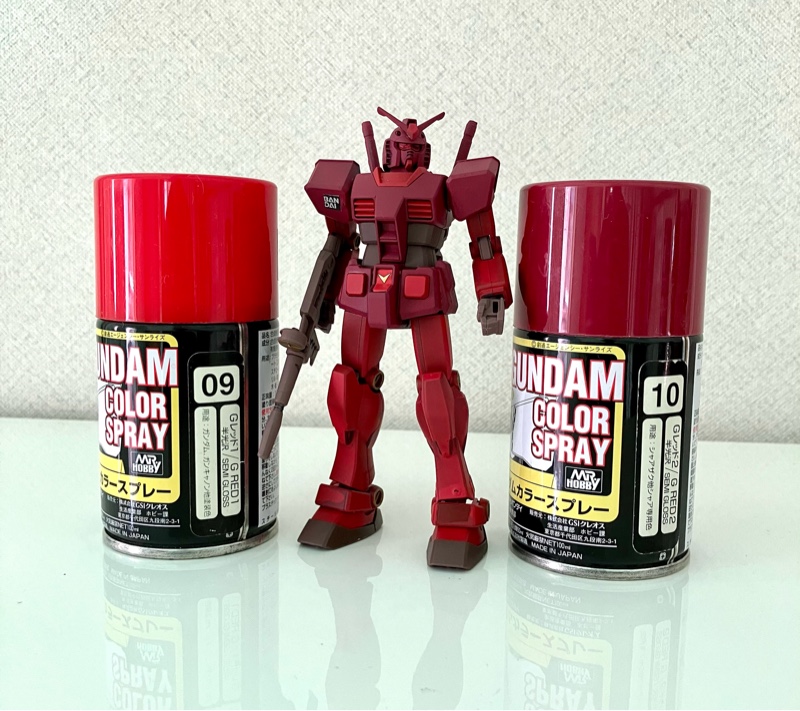 RG RX78ー2 ガンダムver2.0を赤いガンダムに全塗装 ｜ ワクガン！