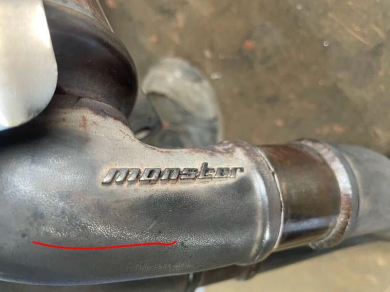 Amazon | MONSTER SPORT 4-2-1ツインキャタライザー